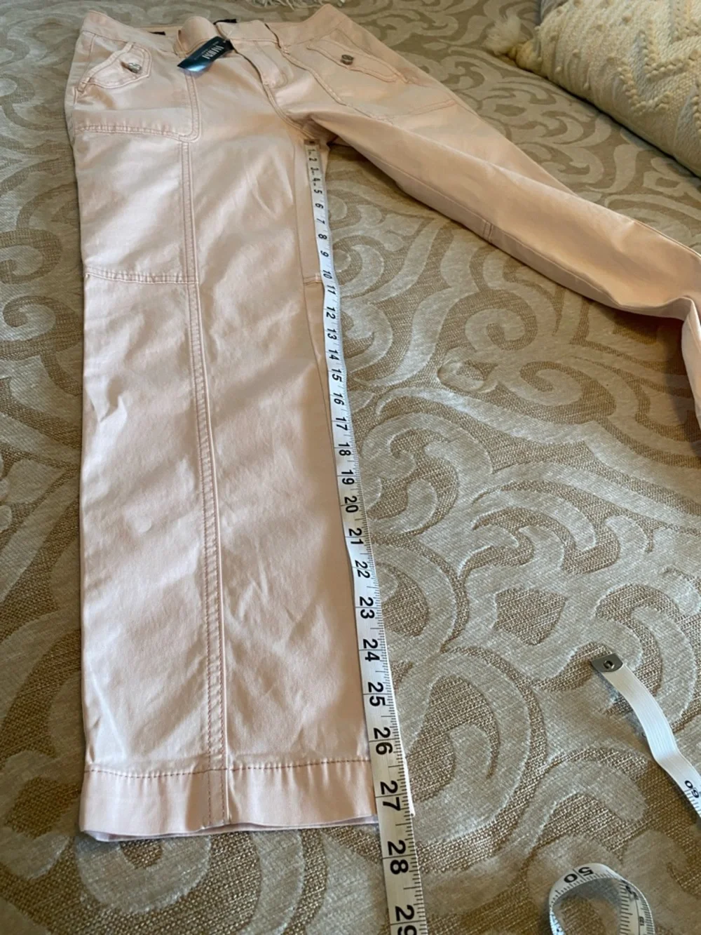 White House Black Market Pale Pink High-Rise Pants - Picture 4 of 10